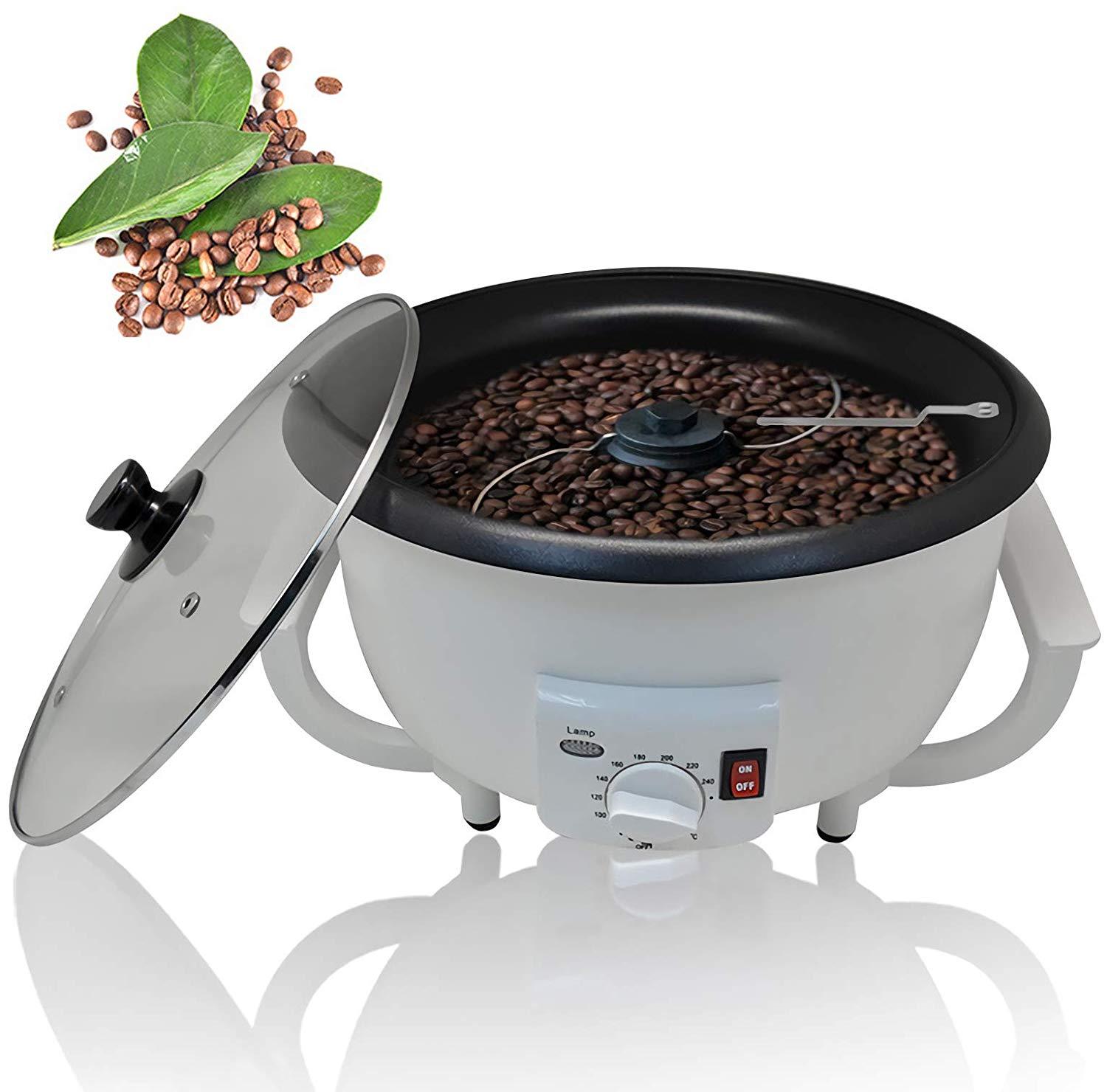 Coffee Bean Roaster Durable Bean Baking Roasting Machine Home Coffee Shop 110V
