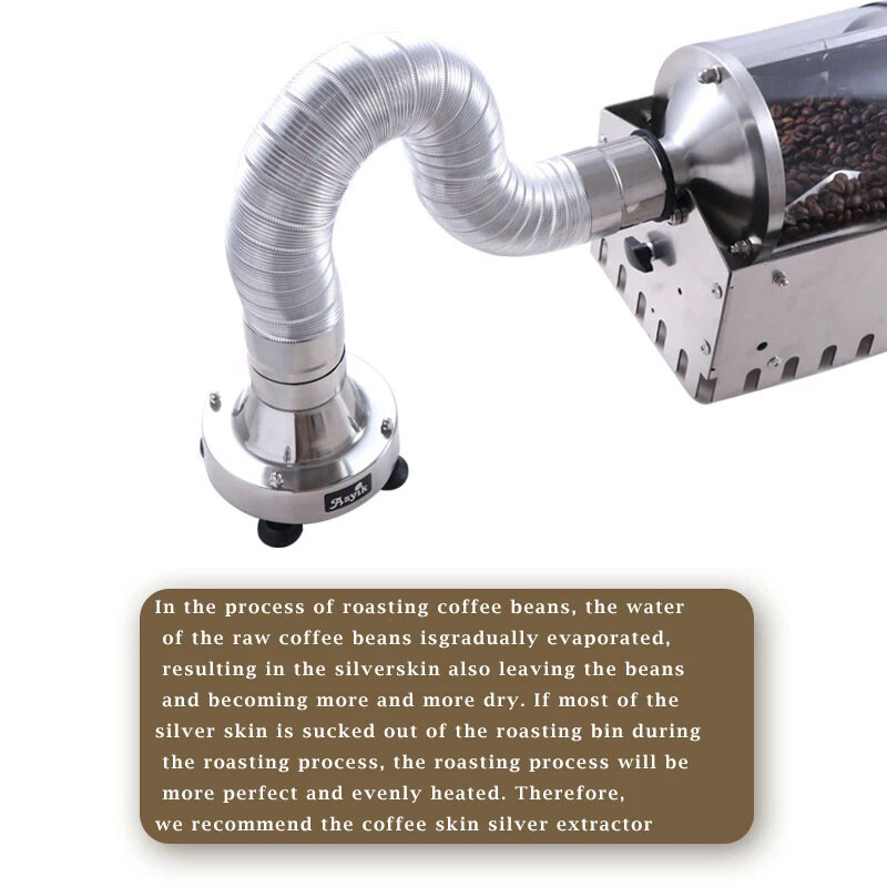 Home Coffee Roaster Coffee Bean Roaster Machine Coffee Sliver Skin Extractor400g