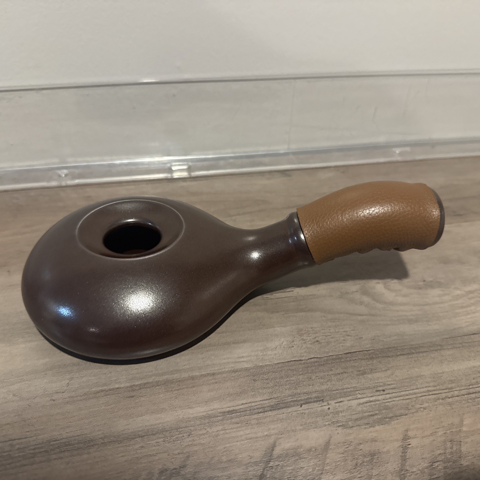 Nuvo Ceramic Handy Coffee Bean Roaster Leather Handle – Made In Korea