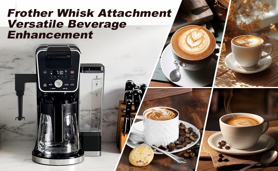 Replacement Frother Whisk Attachment for Coffee Makers – patible