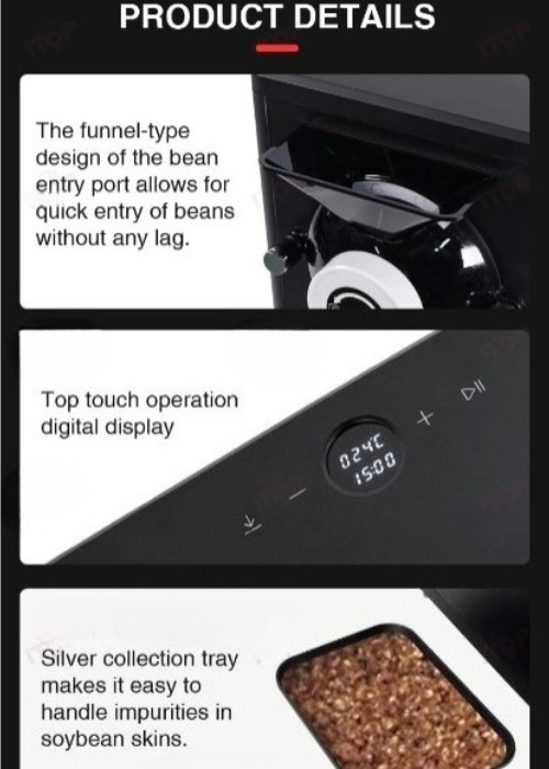 Small 1500g Baking Capacity Silent Motor Coffee Roaster 110V/220V Commercial