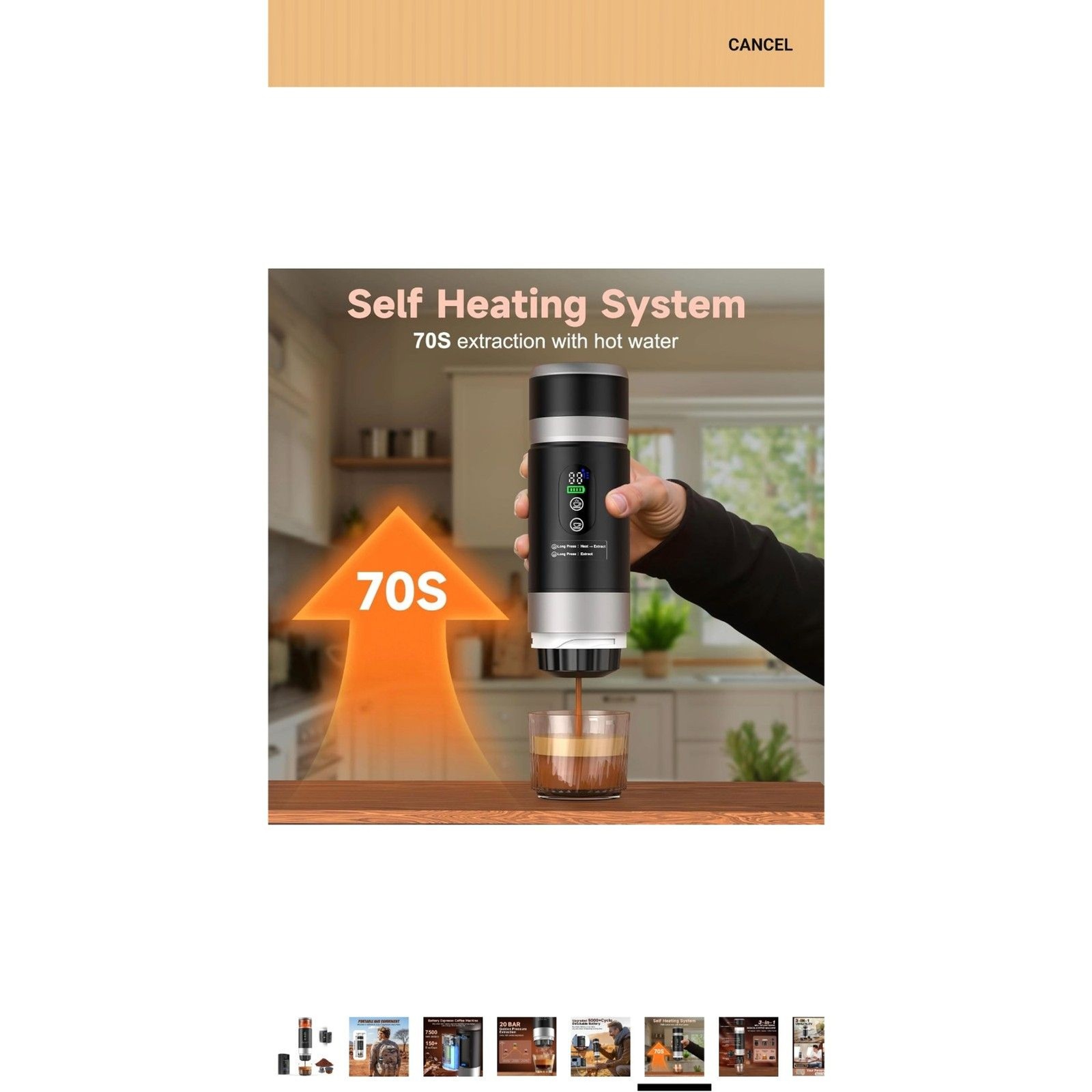 Portable 3 in 1 Expresso Maker