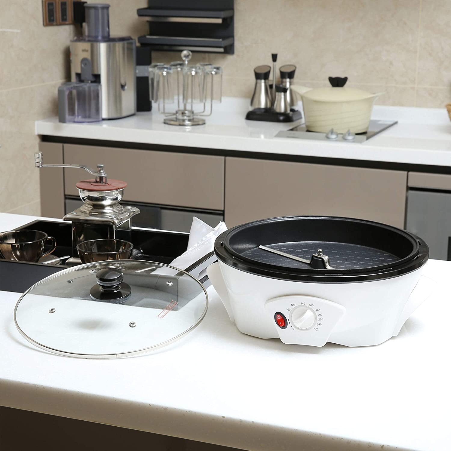 Electric Coffee Roaster Coffee Bean Roaster Machine for Commercial Home Use