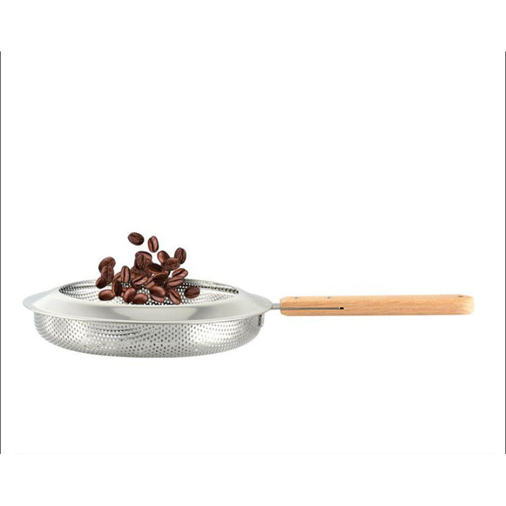 Roaster Coffee Bean Stainless Steel With Wooden le