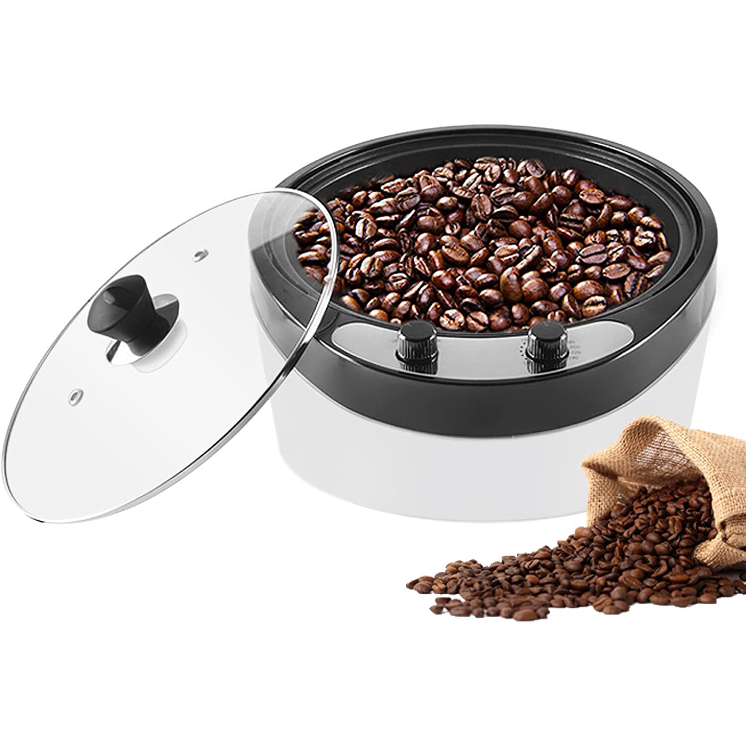 110V Electric Coffee Beans Roasting Machine Baking Roasters 800g For Household