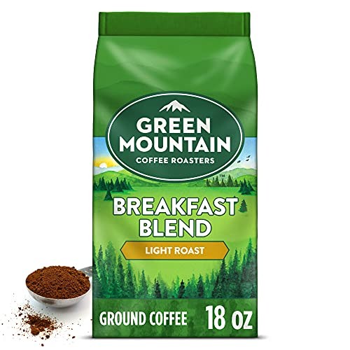 Coffee, Light Roast, Bagged 18 oz 1.12 Pound (Pack of 1) Breakfast Blend Ground