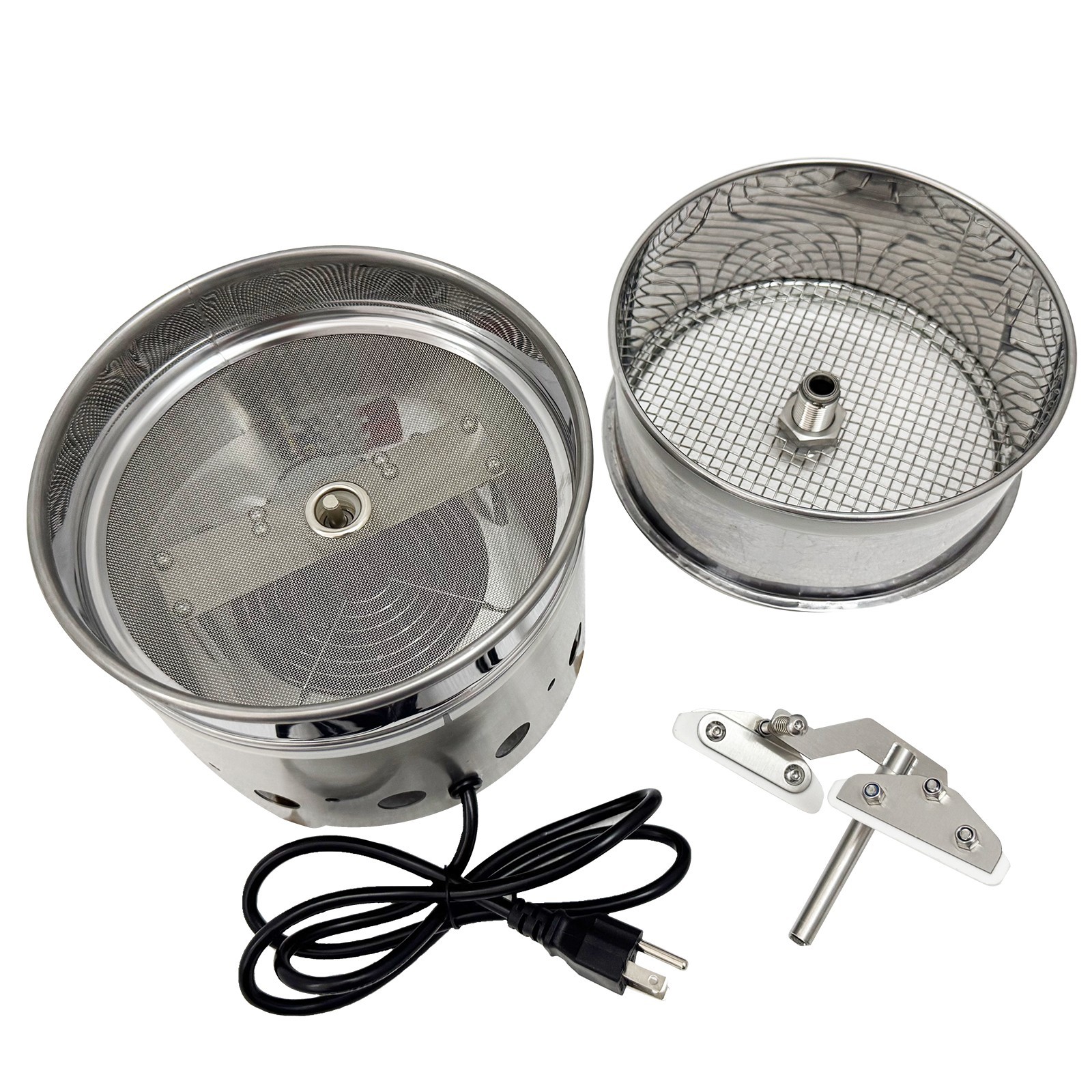 110V Coffee Bean Cooler Self-Stirring Coffee Bean Roasting Cooling Plate 1.76LB