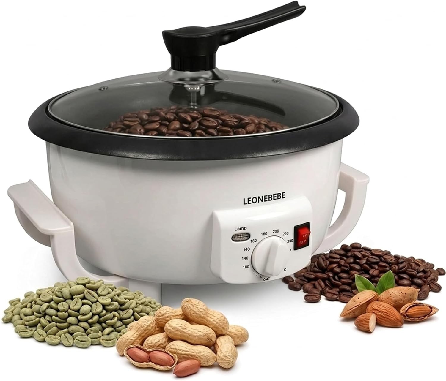 Home Coffee Bean Roaster Machine for Beginner Electric Nut Peanut Cashew