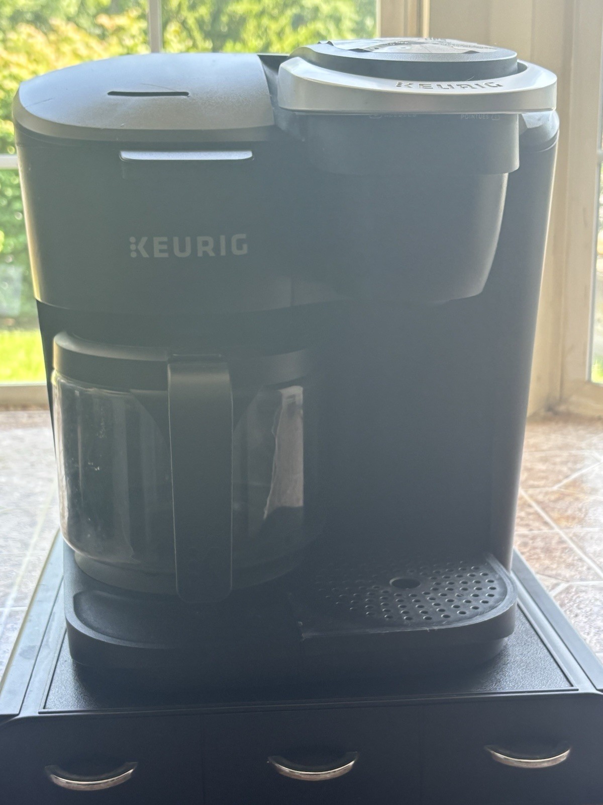 Keurig K-Duo Essentials 12 cup Coffee Maker And Coffee K Cup Holder