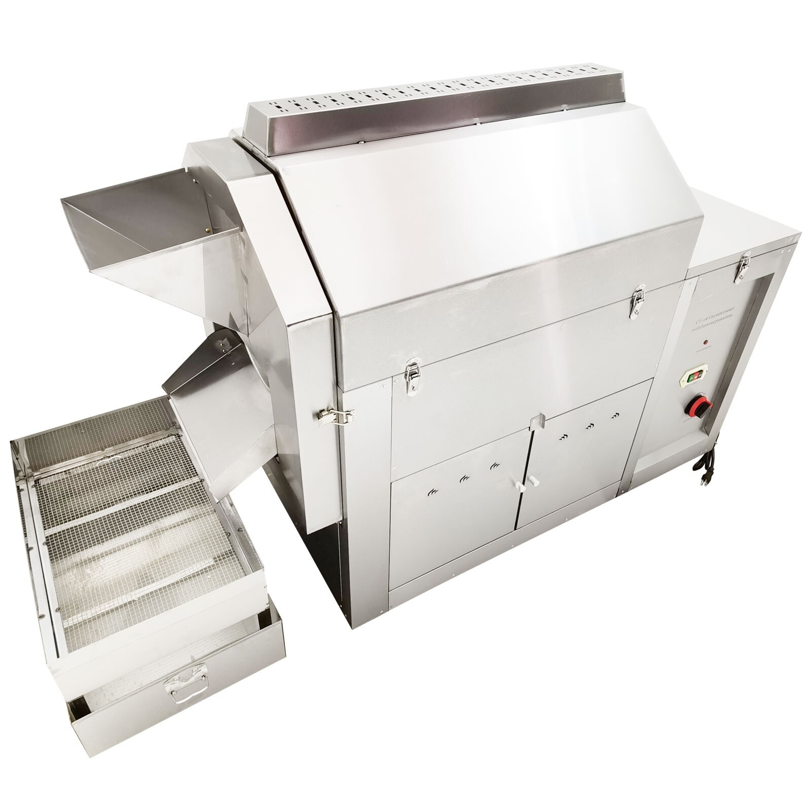 220V Auto Commercial Coffee Roaster Nuts Bean Roasting Machine 280W