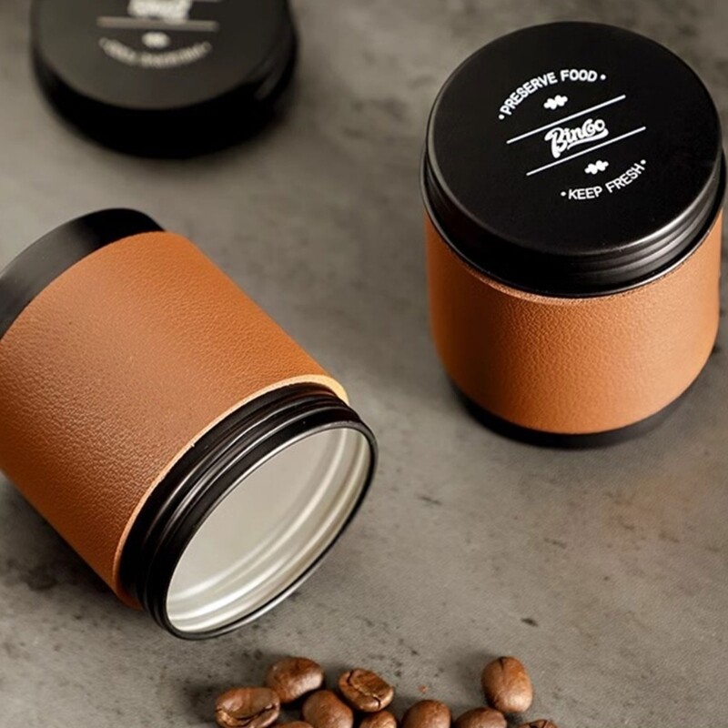 Portable Coffee Bean Storage Jar Home Accessory for Preserving Freshing