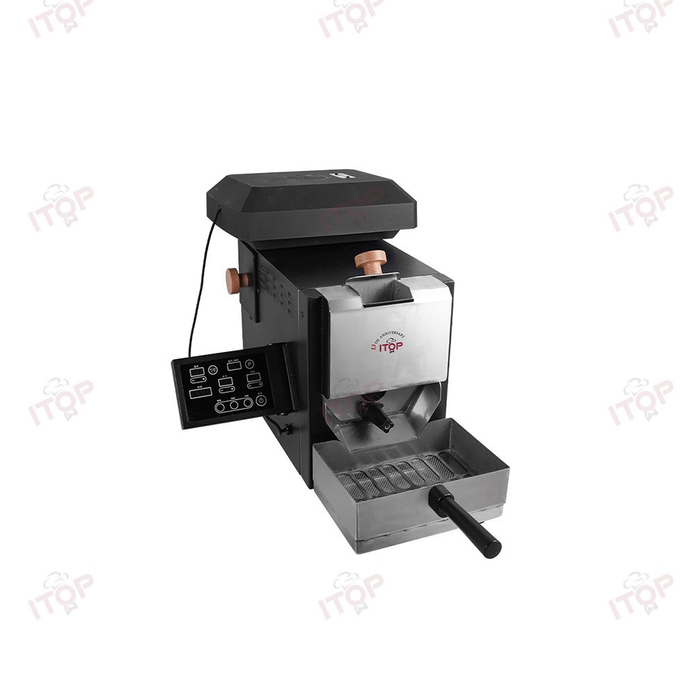 200g Electric Coffee Bean Roaster Stir Roasting 3 Modes Optional Baking Curve