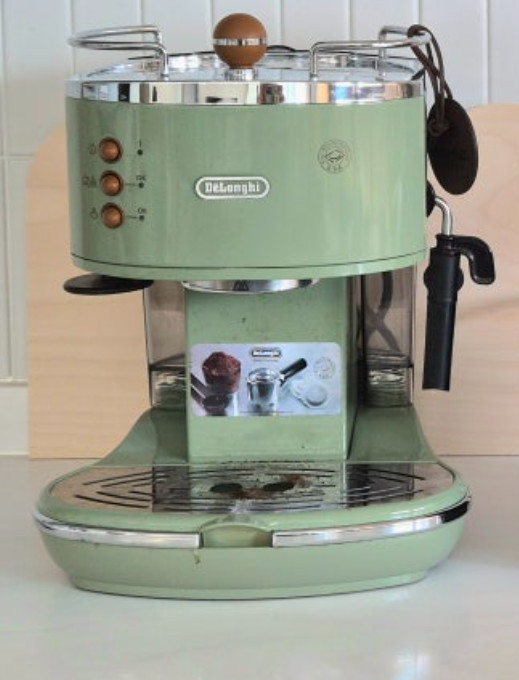 Delonghi Icona Vintage ECOV-311 Espresso Coffee Home Machine Olive Green AC 220V