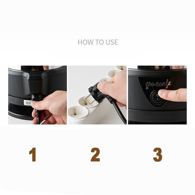 Gene Cafe CBC-101 Coffee Bean Cooler Home Quick Cooling Roasting 250g Black-220V
