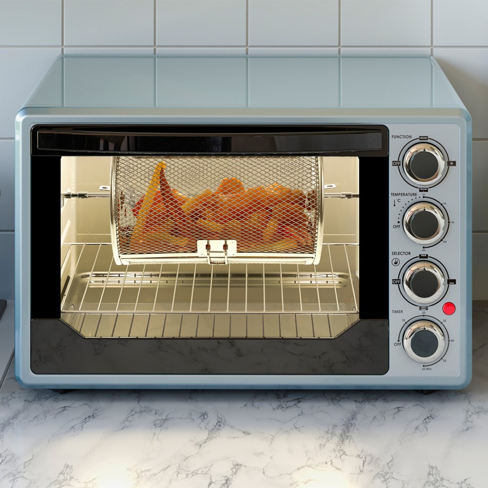 Rotisserie Oven Fryer Accessories Air Replacement Basket Compatible