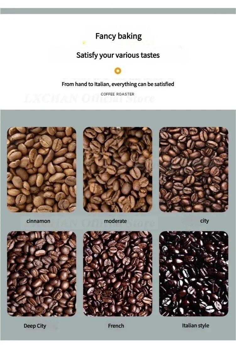 HomeWise Coffee Roaster Capacity 100-250g Coffee Bean Roasting Machine