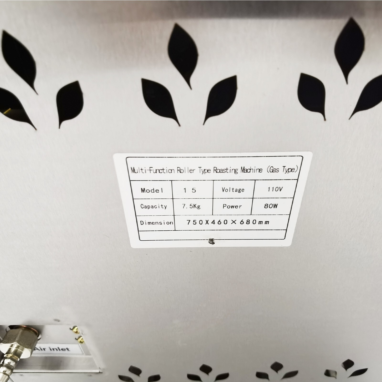 110VOutdoor Gas Coffee Nut Roaster Peanut Frying Machine Commercial Nut Roasting