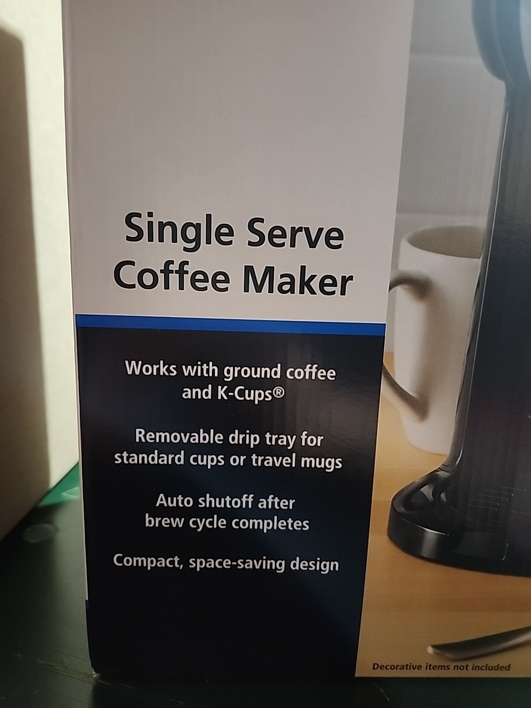 Mainstays Single Serve Dual Brew Coffee, Black, MODEL 202140