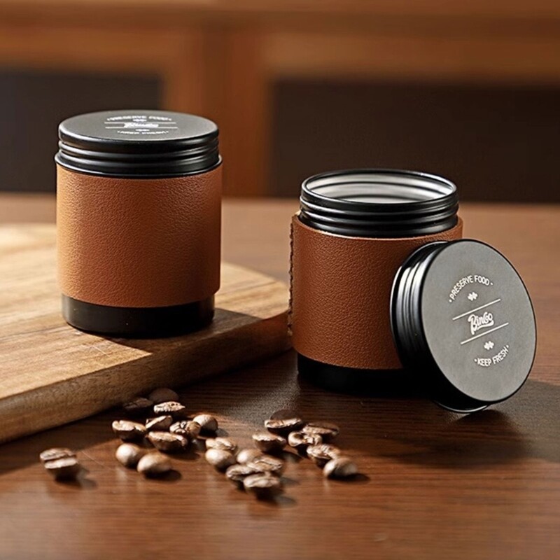 Portable Coffee Bean Storage Jar Home Accessory for Preserving Freshing