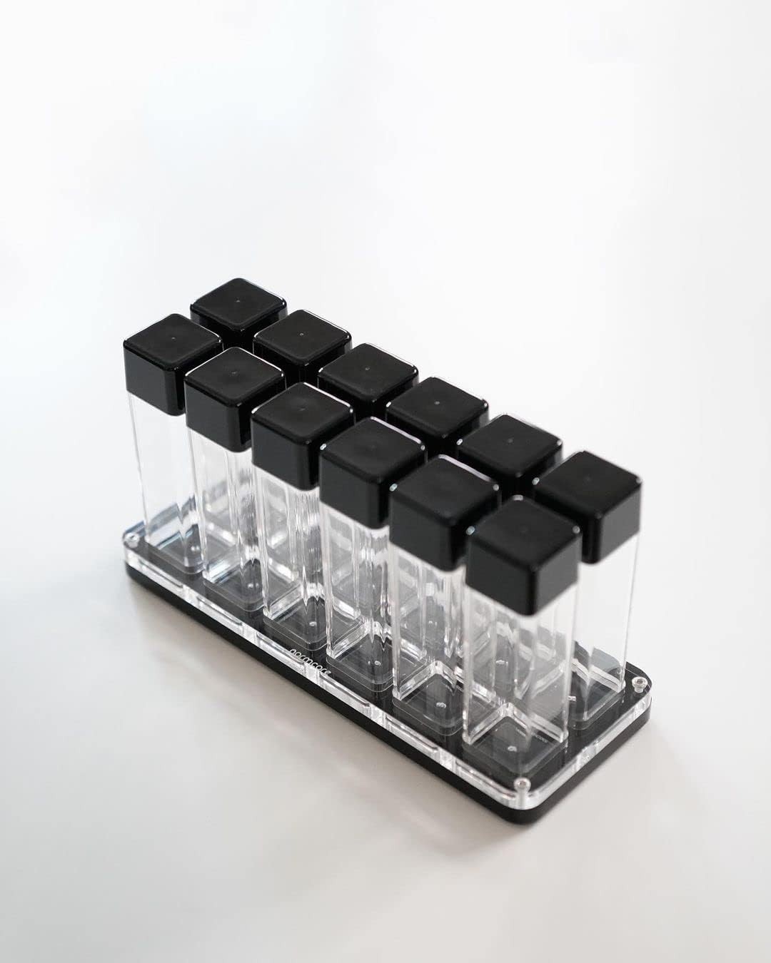 12 Tubes Coffee Bean Cellars with Stand & Hopper -Single Dose Coffee Bean Vaults