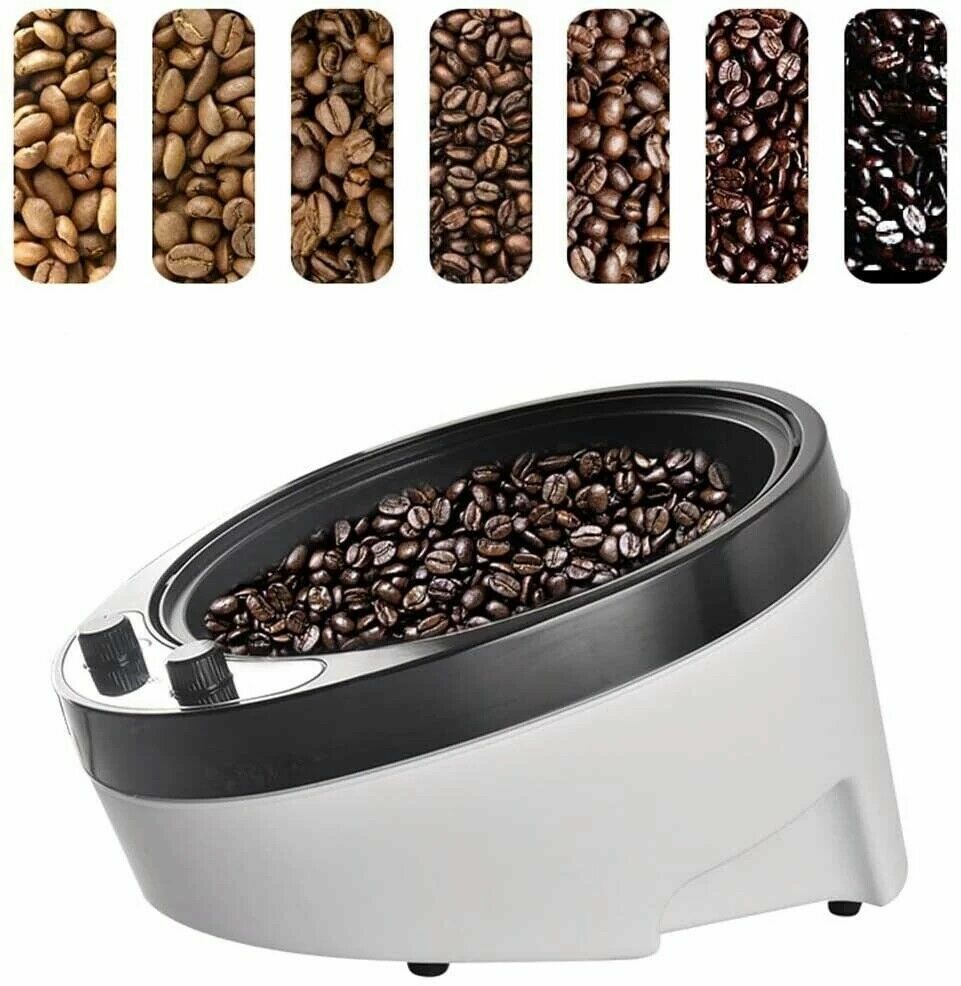 Electric Coffee Bean Roaster for Home Use 800g Capacity Temperature Control