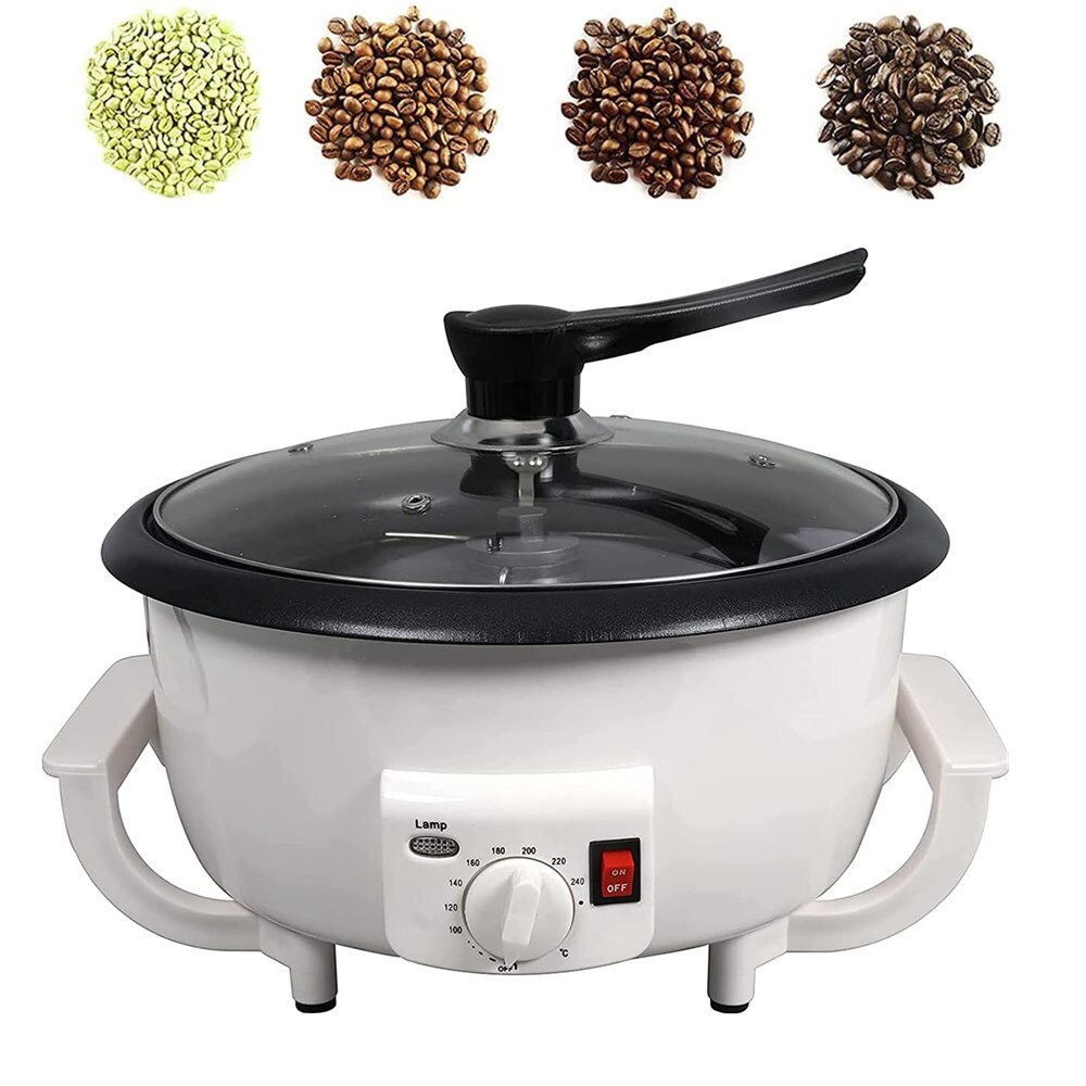 110V 1200W Home Use Electric Coffee Bean Roaster Machine Coffee Beans Baker US