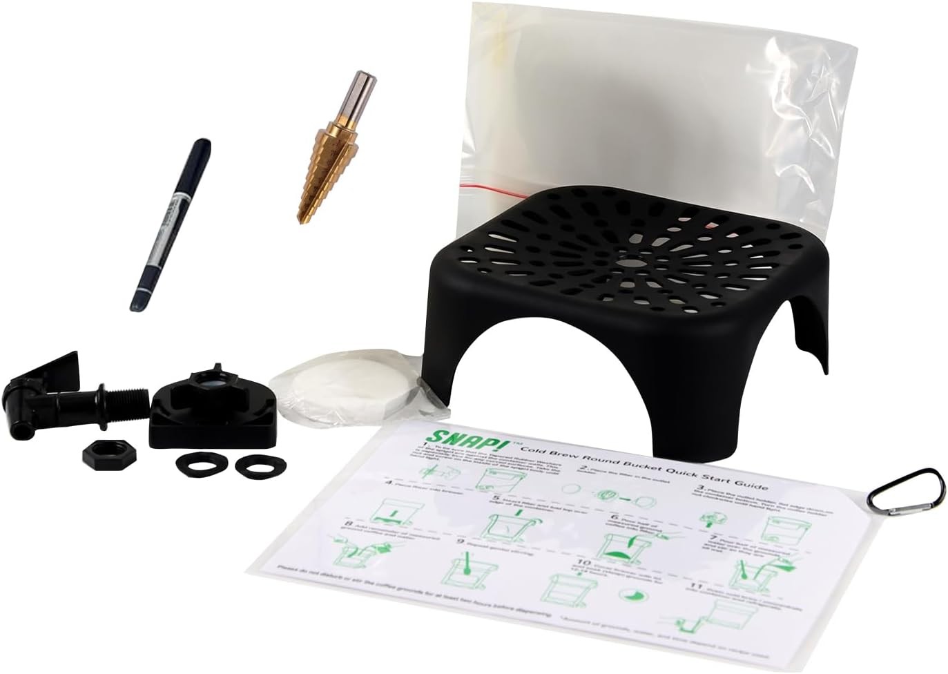 Cold Brew Do-it-Yourself Kit, 22L/5 Gallon acity, Instructs,