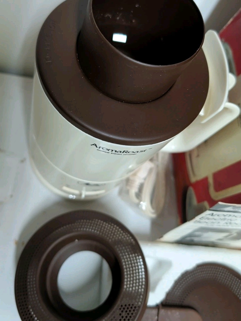 NIB VTG 80s Melitta Electric Coffee Bean Roaster AromaRoast Model CBR-10