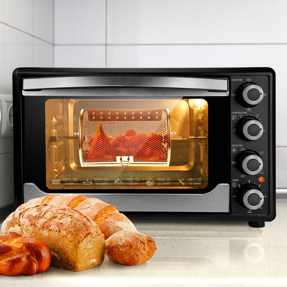 Air Fryer Basket Rotisserie Oven Rotating Universal Cage Compatible
