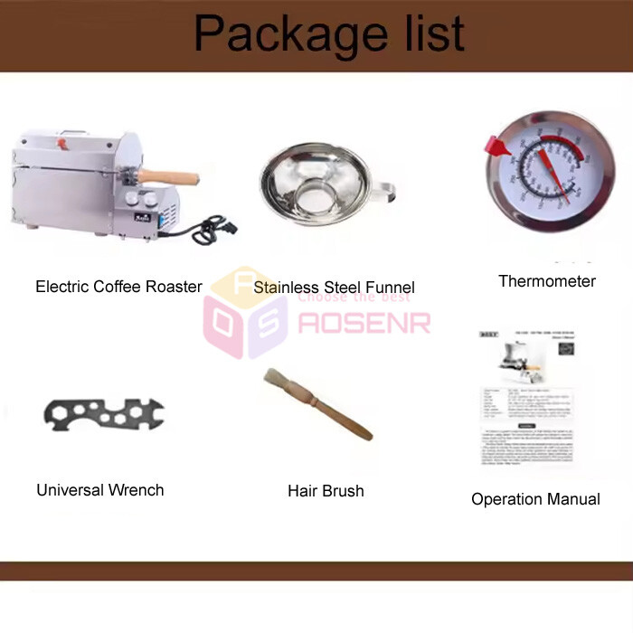 Electricity Coffee Bean Roasting Machine Electrical Heating Coffee Roaster