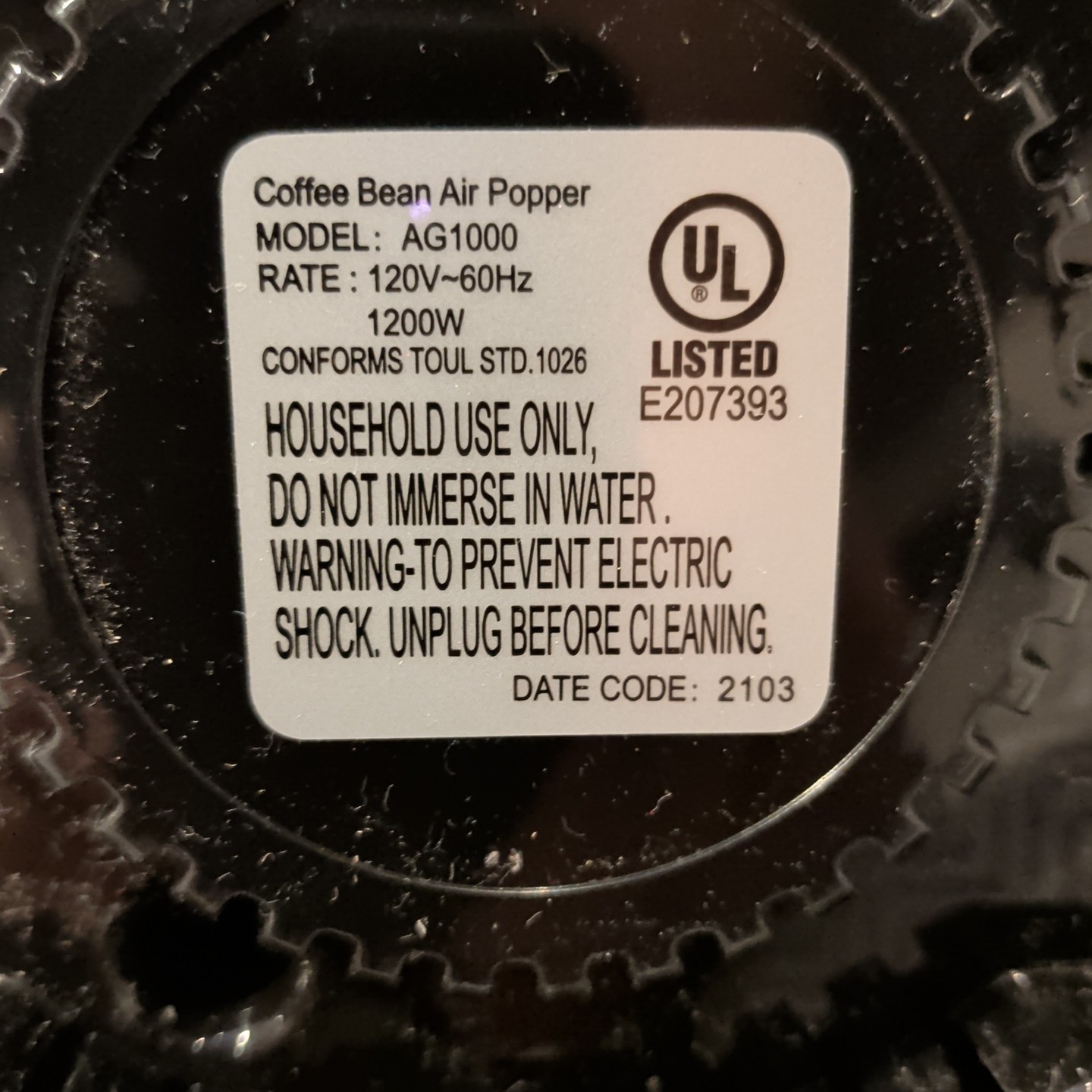 Sweet Maria Popper Coffee Roaster Air