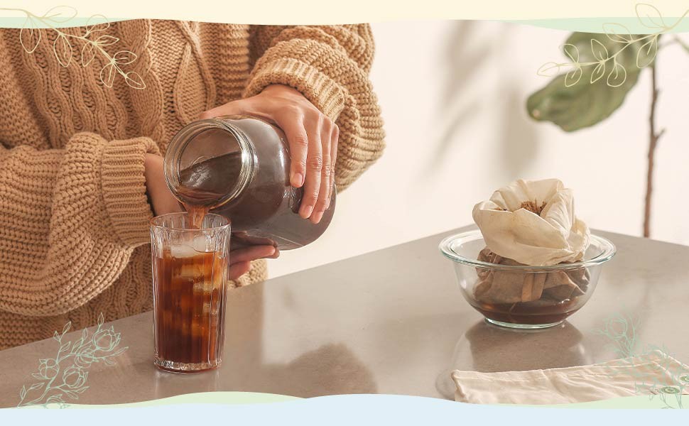 3 Pa Reble Cold Brew Coffee Bags – Organic Cotton Reble Cold