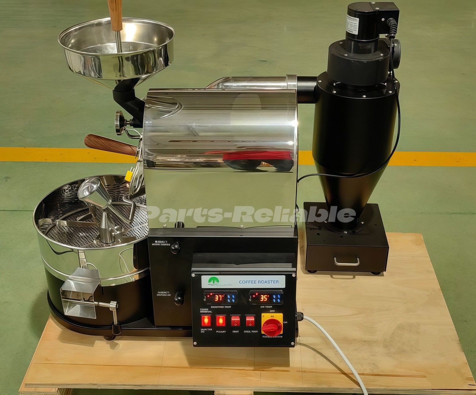 1KG Commercial Coffee Roaster Coffee Shop Boutique Bean Roaster 220V