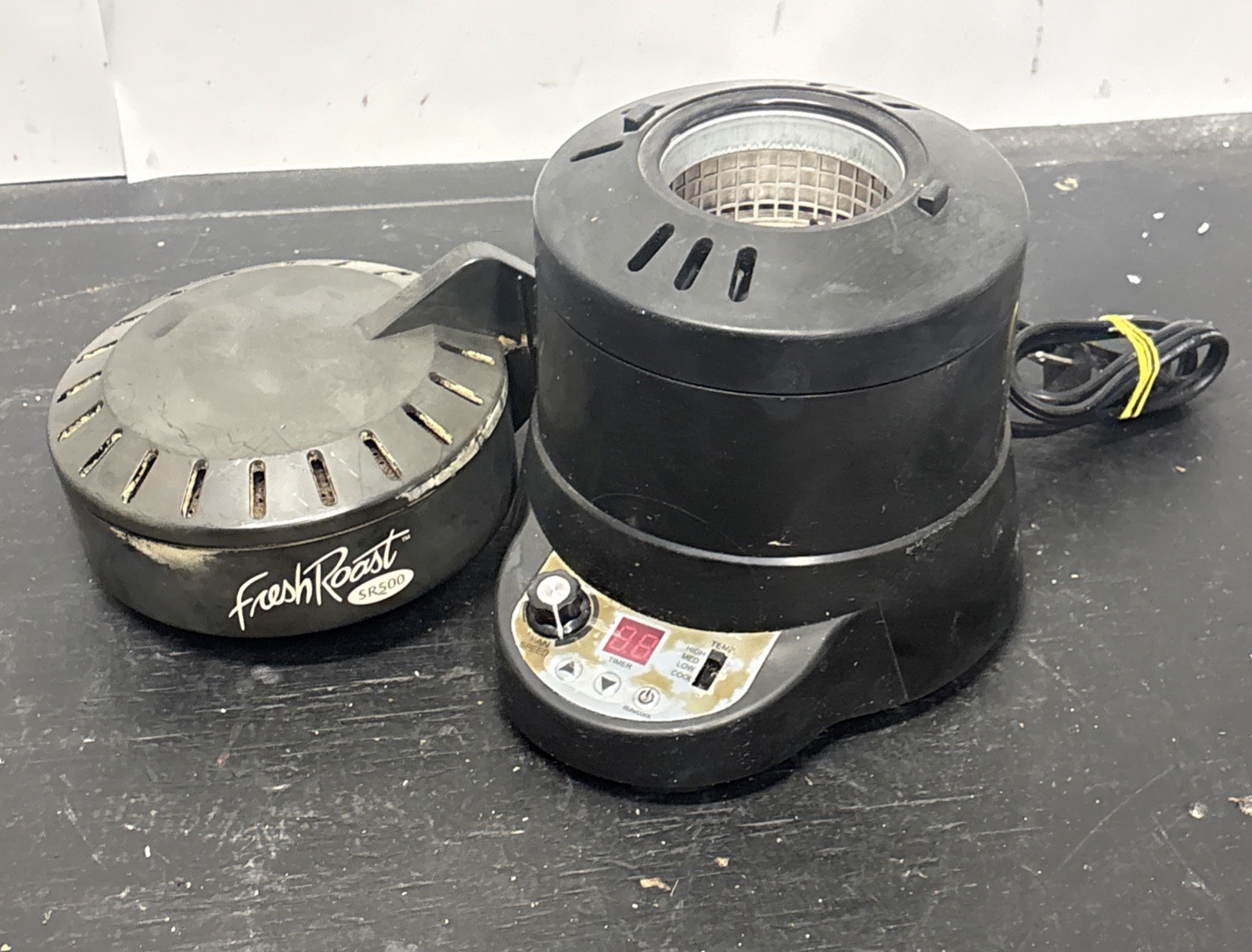 Fresh Roast SR500 Automatic Personal Home Coffee Bean Roaster Missing Canister!