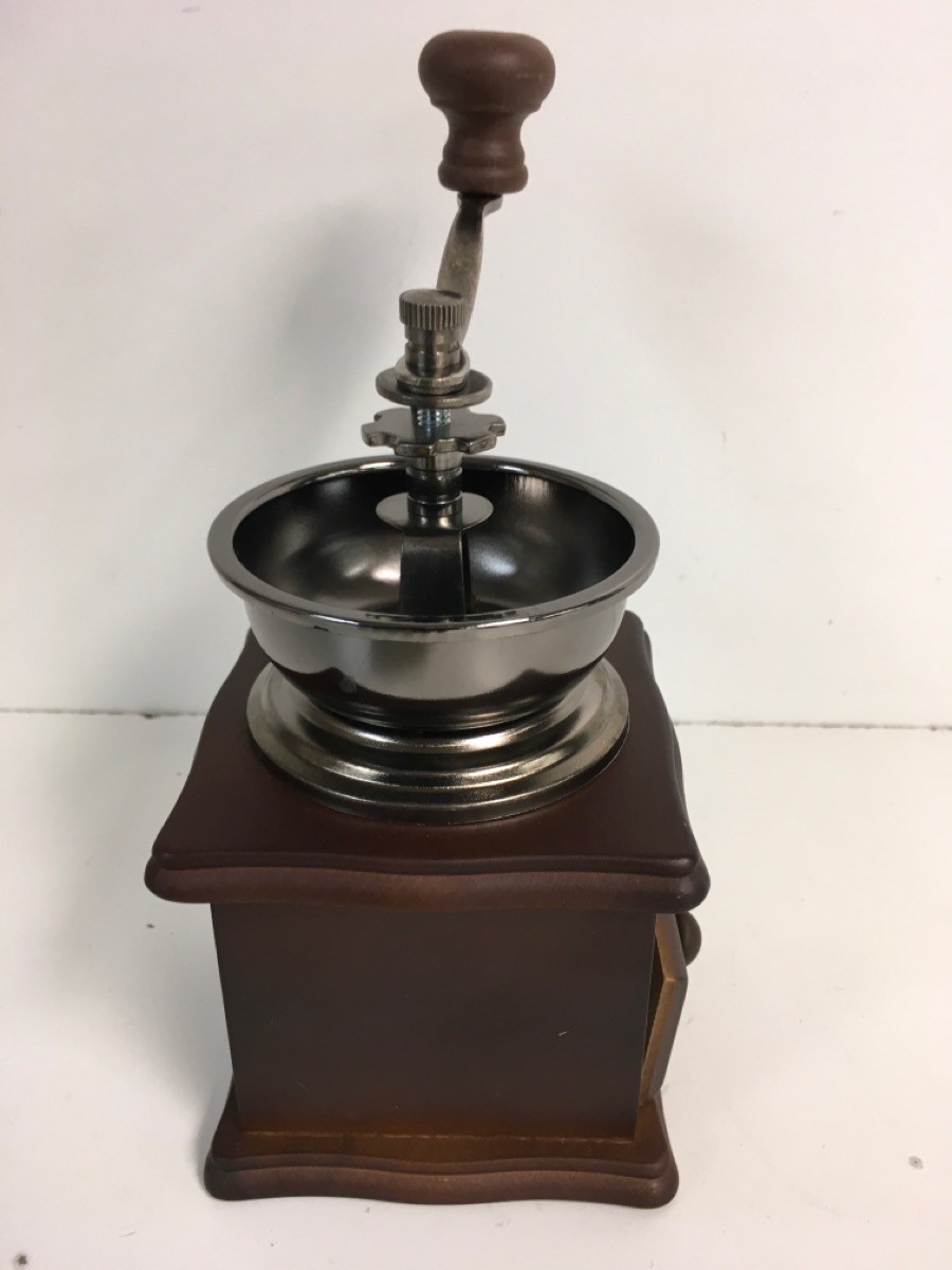 Mongdio Manual Coffee Grinder, Retro Hand Coffee Bean Grinder, Stain (P24031785)