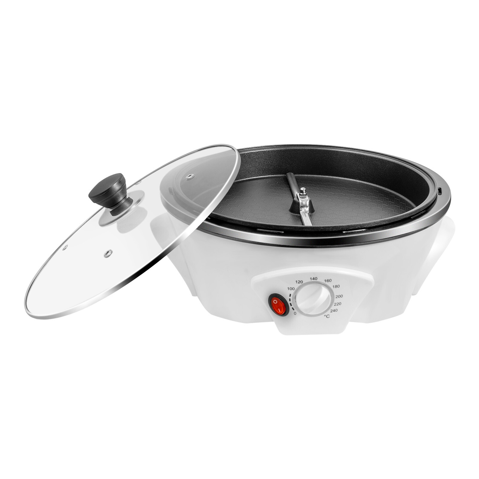 Electric Coffee Bean Roasting Machine Round Coffee Roaster Baking Baker Home