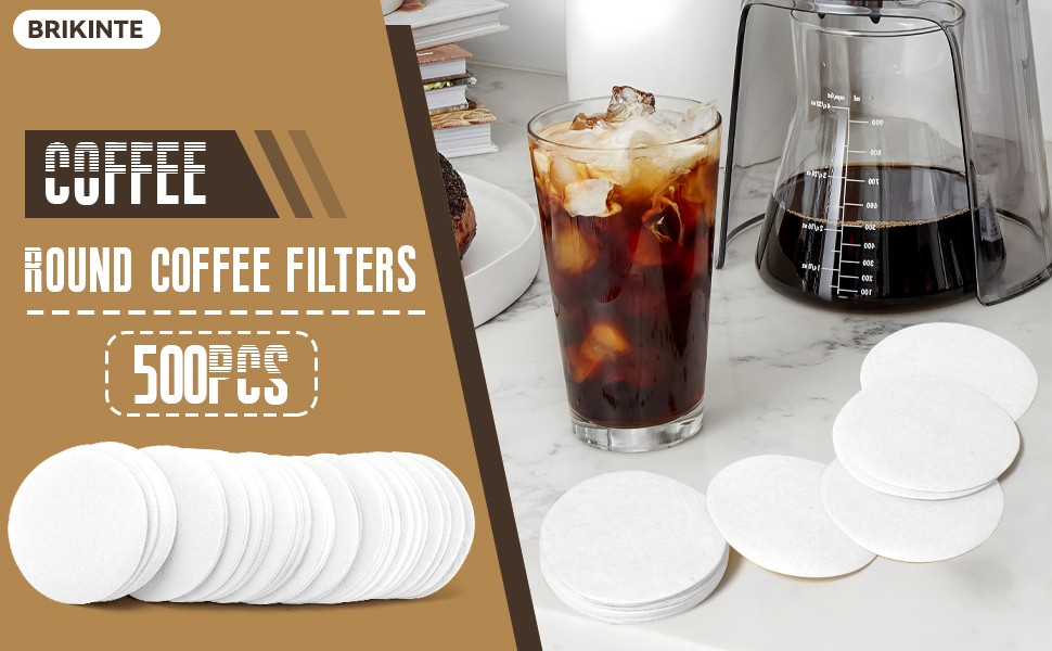 Coffee s patible with Cold Brew Coffee Maker, 500 Pcs White