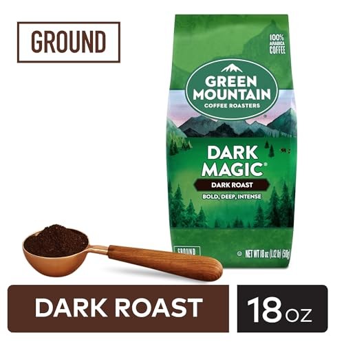 Ground Coffee, Bagged 18 oz 18 Ounce (Pack of 1) Dark Magic