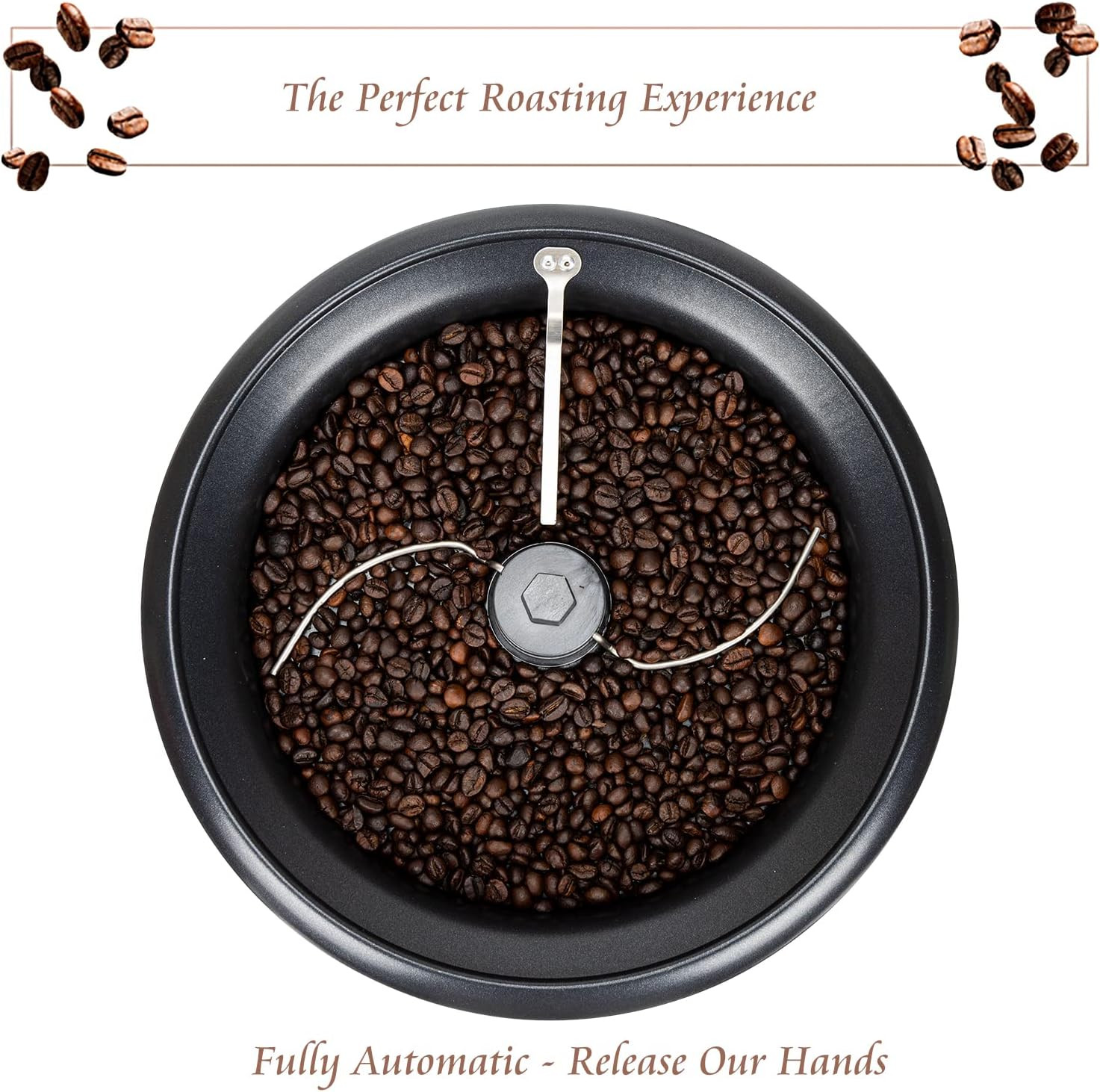 Beginner-Friendly Home Coffee Roaster with Timer – 110V Machine