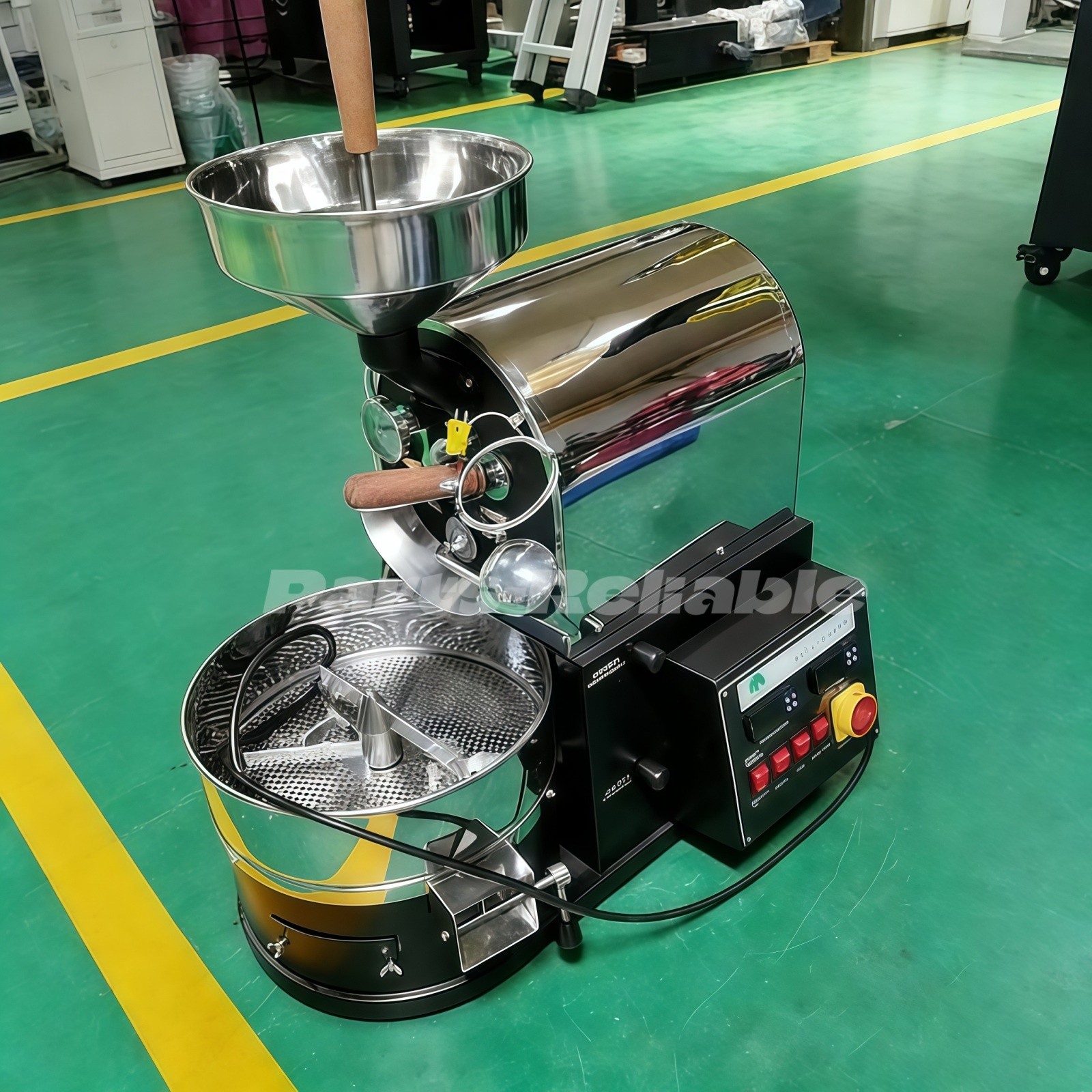 1KG Commercial Coffee Roaster Coffee Shop Boutique Bean Roaster 220V