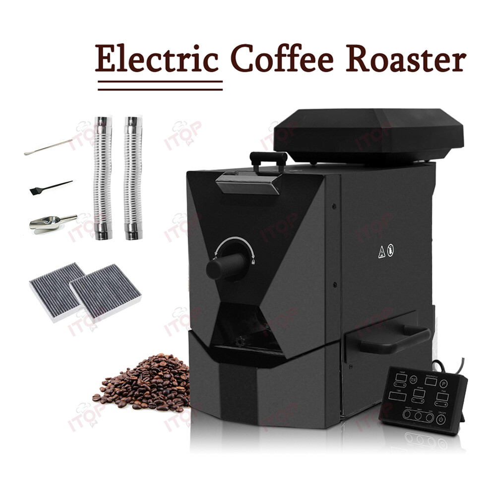 1000W Coffee Bean Roaster Commercial Automatic Roaster with Baking Curve Options