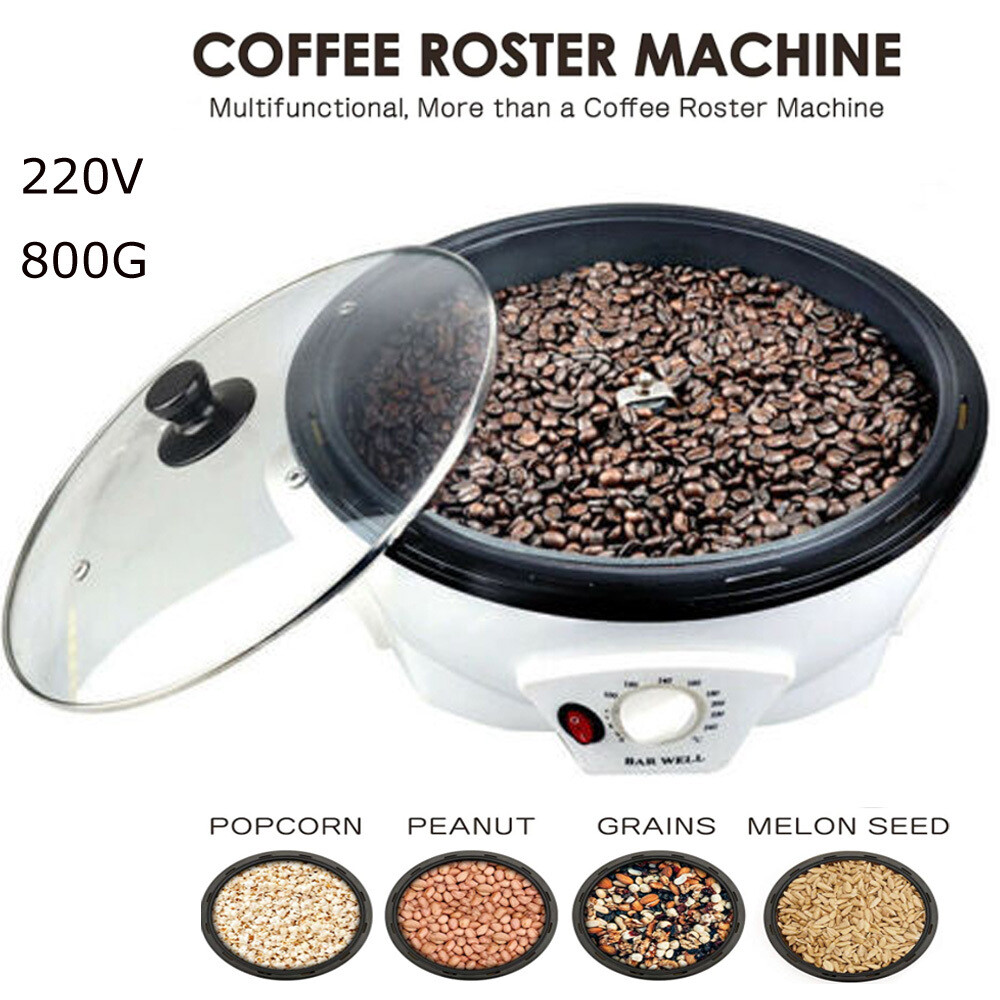 220V Coffee Roaster Machine Coffee Bean Roasting Baking for Home Use 800g