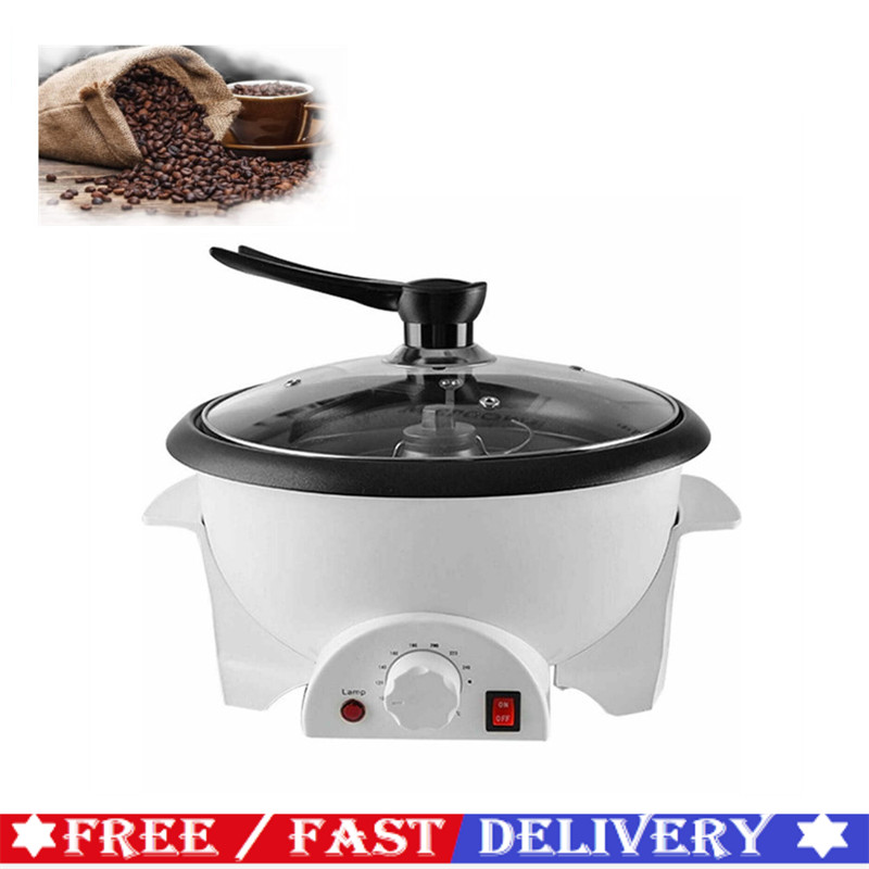 110V Electric Coffee Bean Roaster Household Peanut Nuts Cashew Roasting Machine