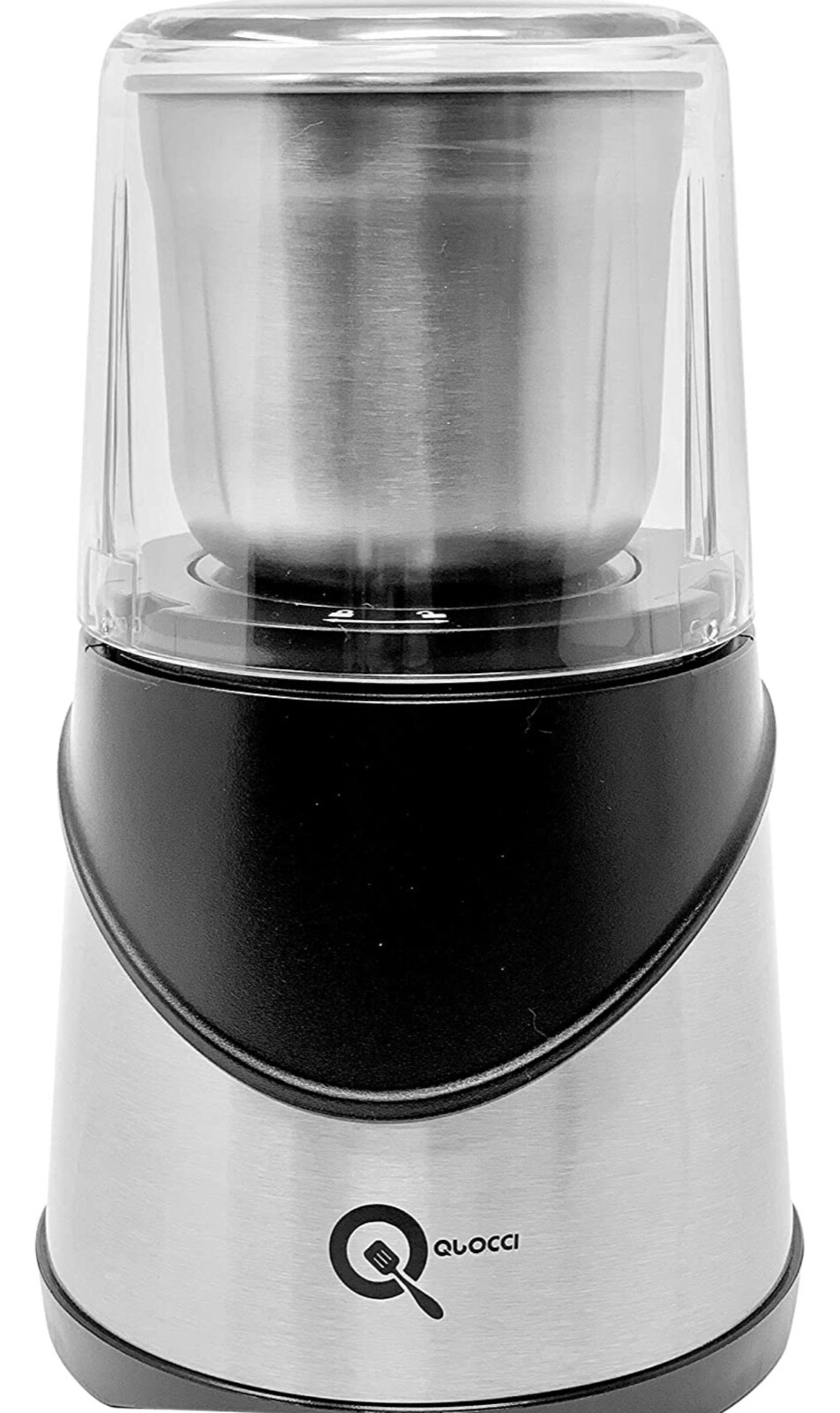 QUOCCI Electric Coffee & Spices Grinder – Stainless Steel Finish 