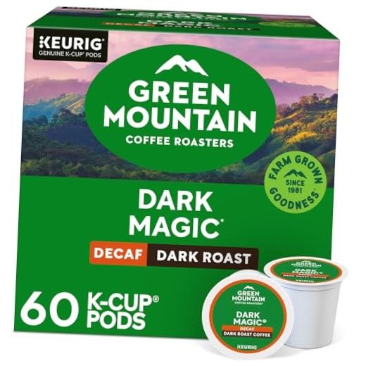 Decaf, 60ct 10 Count (Pack of 6) Dark Magic