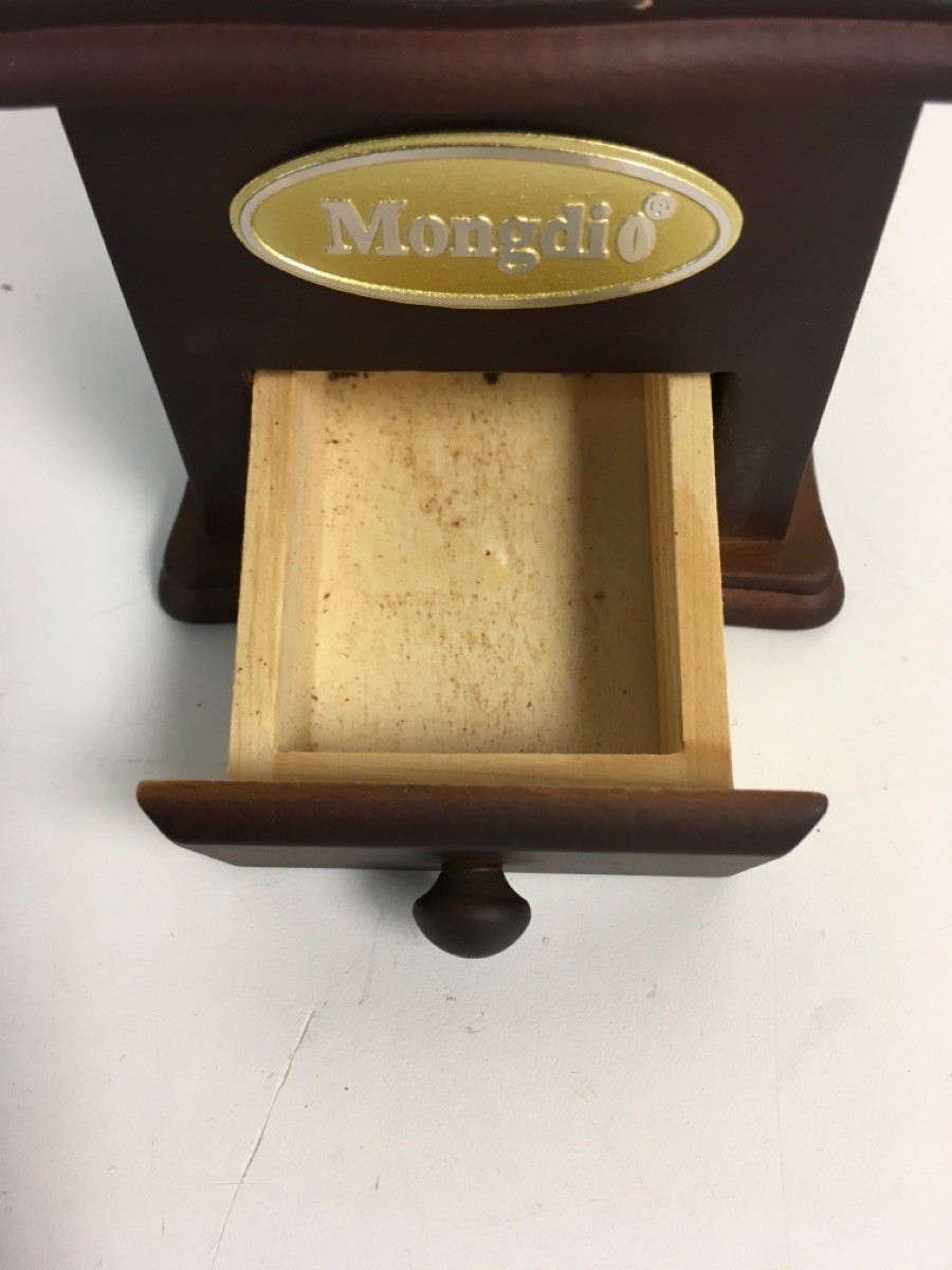 Mongdio Manual Coffee Grinder, Retro Hand Coffee Bean Grinder, Stain (P24031785)