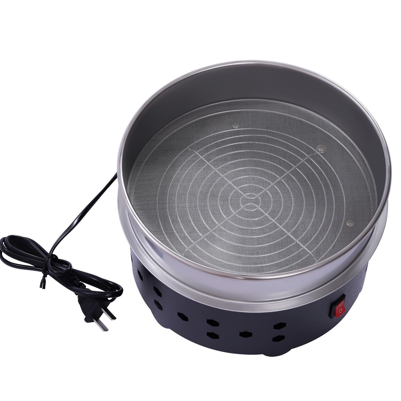 1.3Lb Home Coffee Bean Cooler Large Capacity Cooling Machine Chaff Black