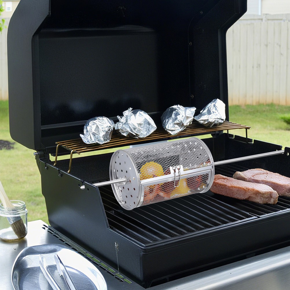 Air Fryer Basket Deep Rotisserie Oven Accessory Replacement Tray Grill Roaster