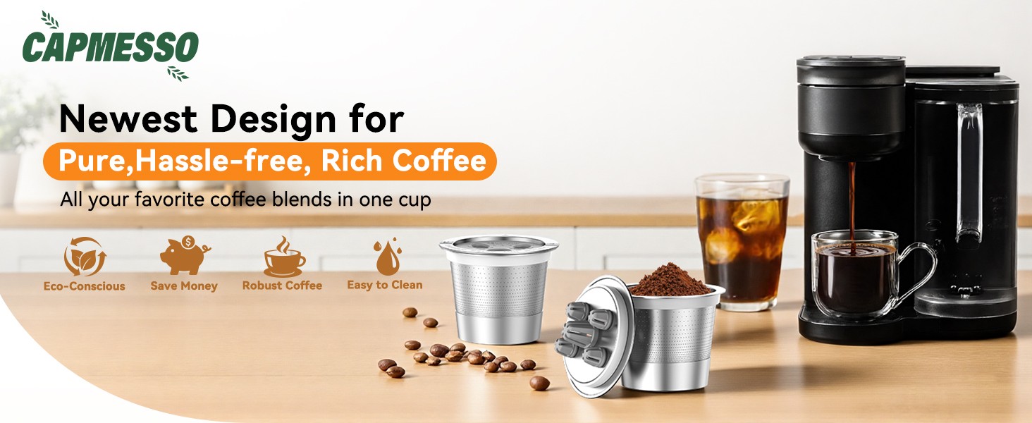 MO Reble K Cups for : 2025 Updated My K cup Metal Coffee