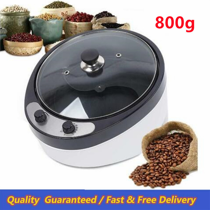 110V Electric Coffee Beans Roasting Machine Baking Roasters 800g For Household